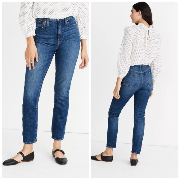 Madewell the high-rise, slim crop  boyfriend jeans. Size 25 . Style AA609 - Picture 1 of 14